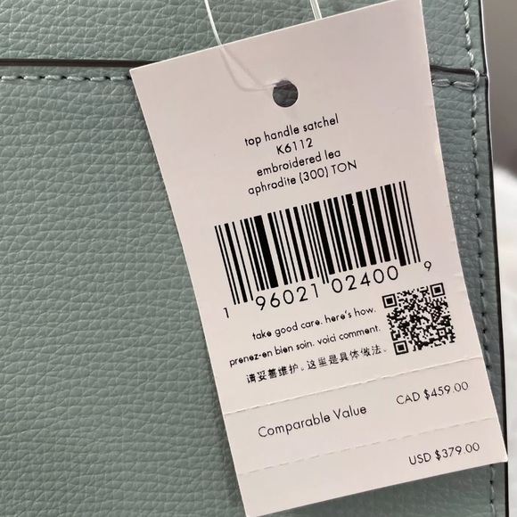 NWT Kate Spade Embroidered Lea Top Handle Satchel Crossbody Aphrodite $379 Darcy - Picture 10 of 10